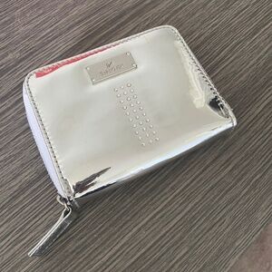 Swarovski silver tone wallet with Swarovski crystals